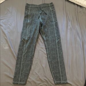 Gray Patterned Joggers